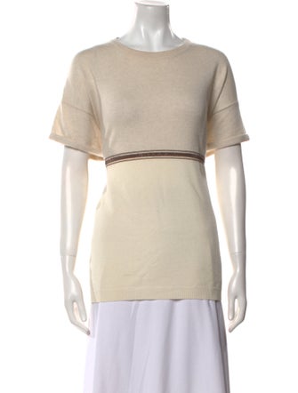 Brunello Cucinelli Cashmere Bateau Neckline Sweater