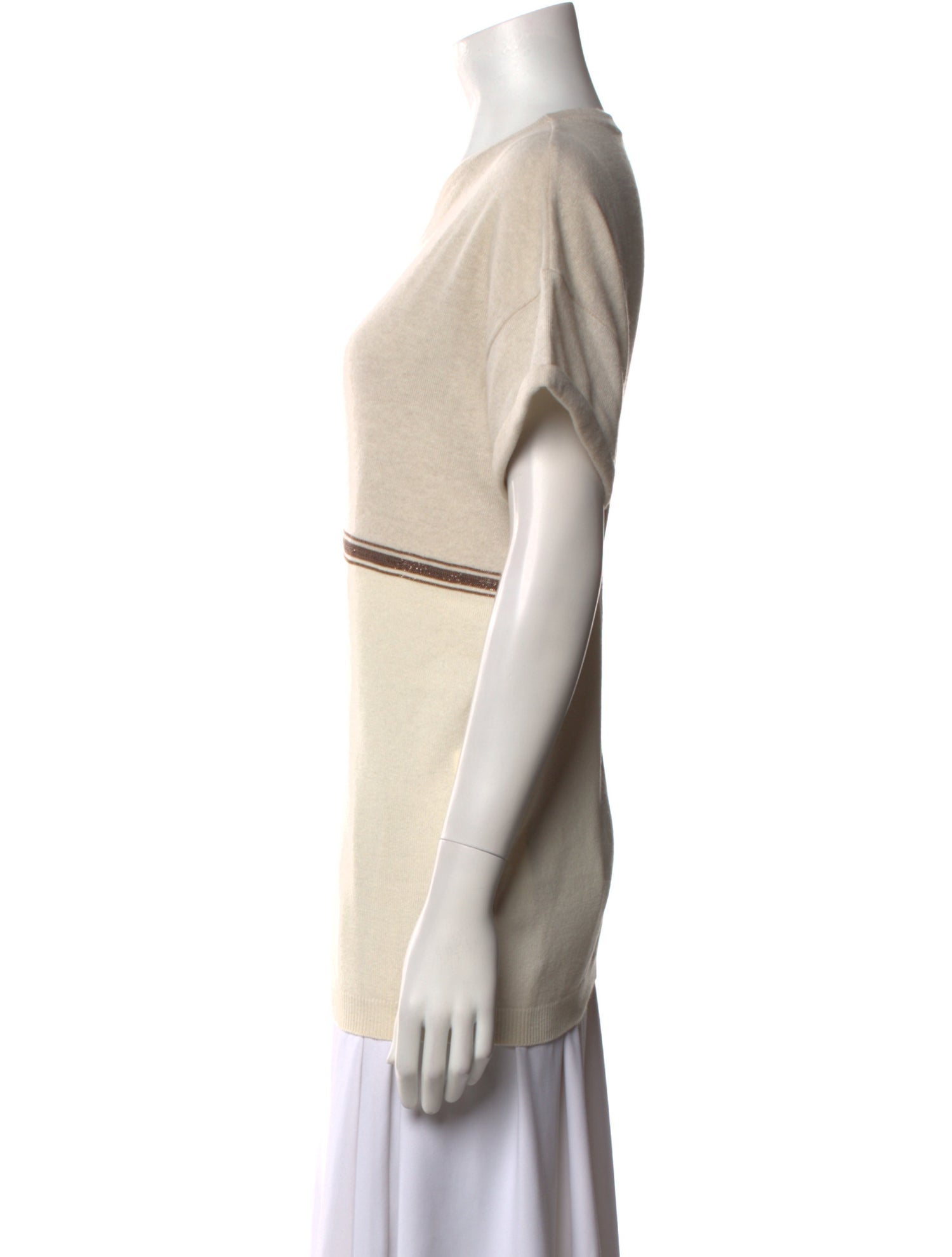 Brunello Cucinelli Cashmere Bateau Neckline Sweater