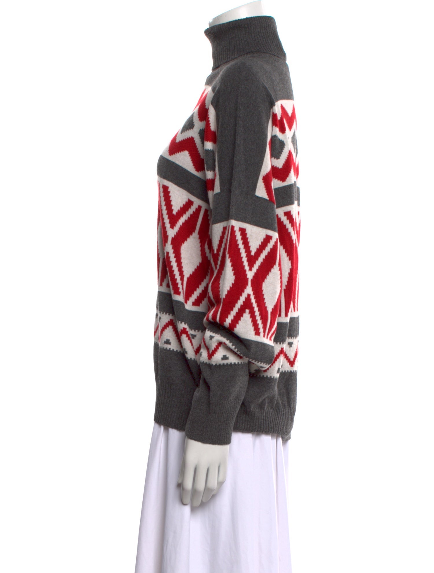 Brunello Cucinelli Cashmere Printed Sweater w/ Tags