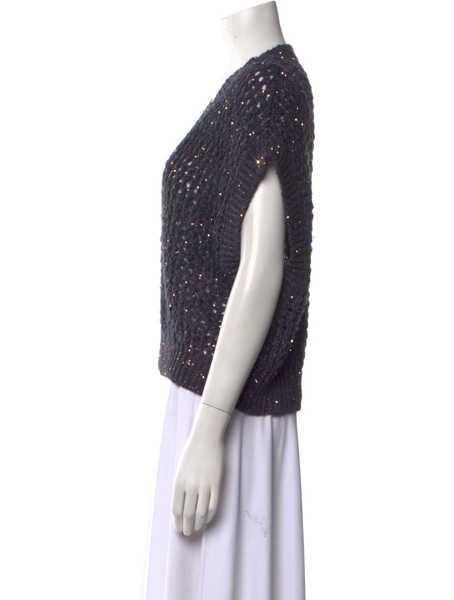 Brunello Cucinelli V-Neck Sweater w/ Tags