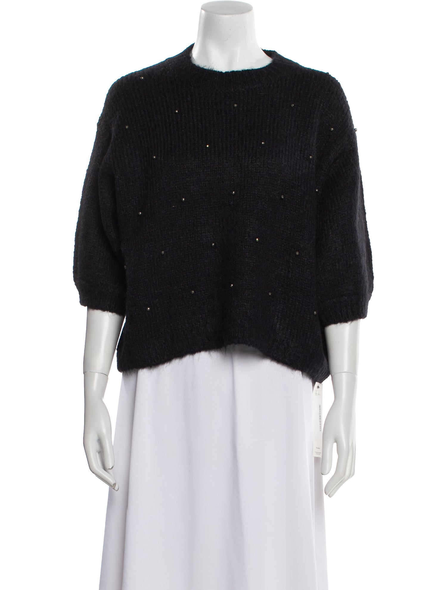 Brunello Cucinelli Alpaca Crew Neck Sweater w/ Tags