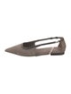 Brunello Cucinelli Suede Studded Accents Ballet Flats