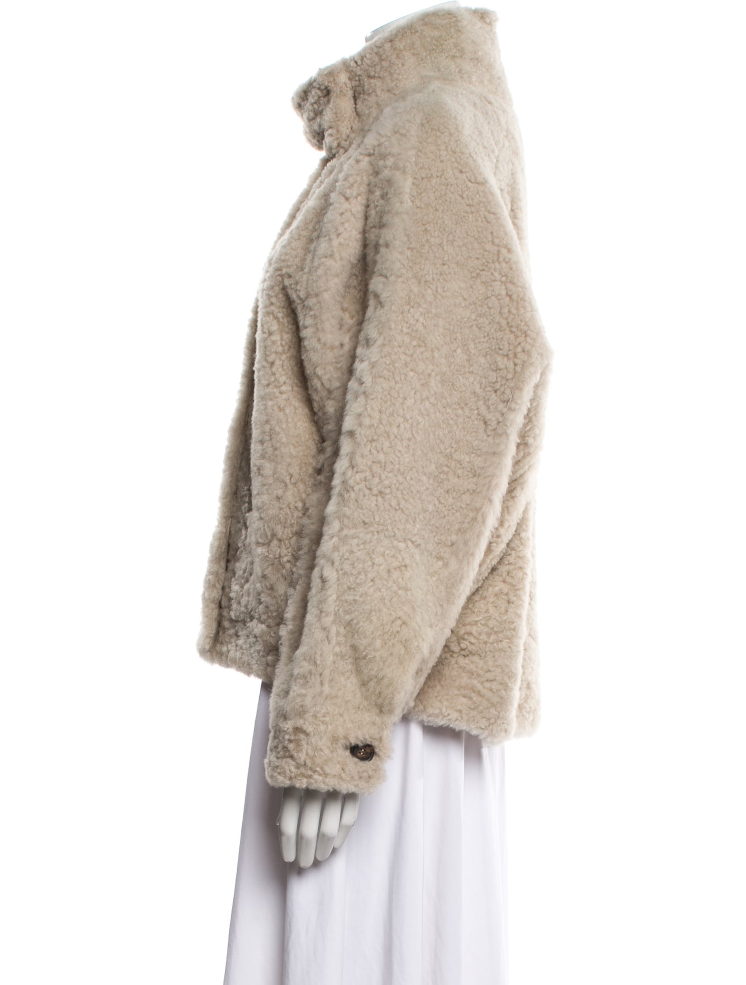 Brunello Cucinelli Faux Fur Jacket w/ Tags