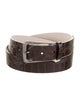 Brunello Cucinelli Embossed Leather Belt