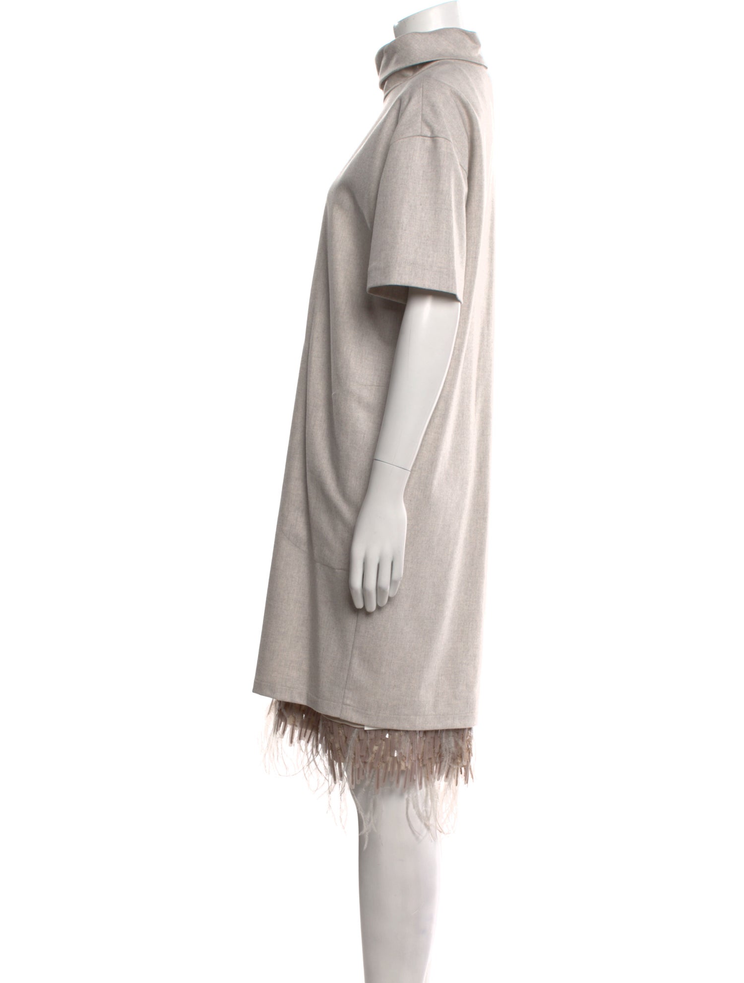 Brunello Cucinelli Turtleneck Knee-Length Dress w/ Tags