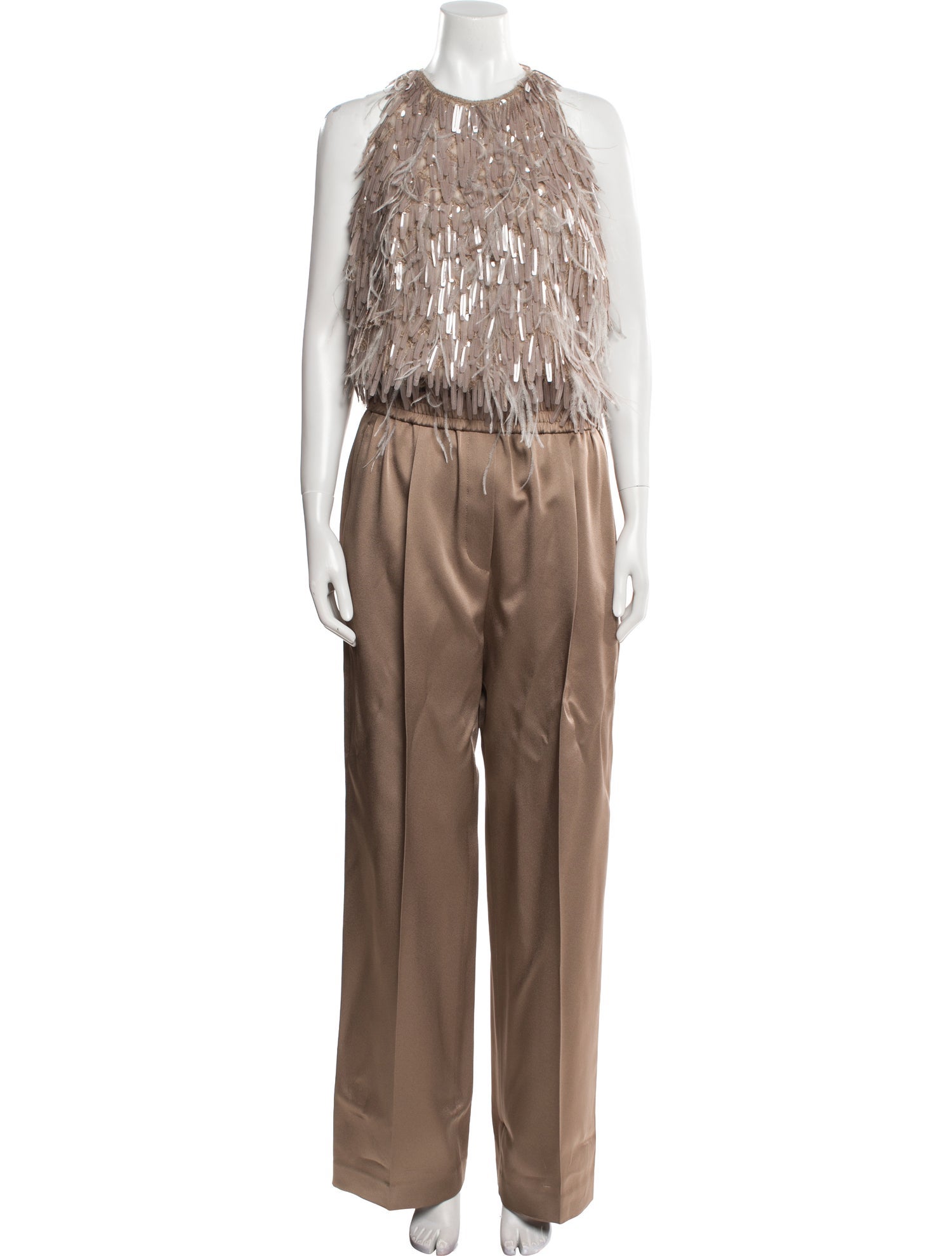 Brunello Cucinelli Crew Neck Jumpsuit w/ Tags