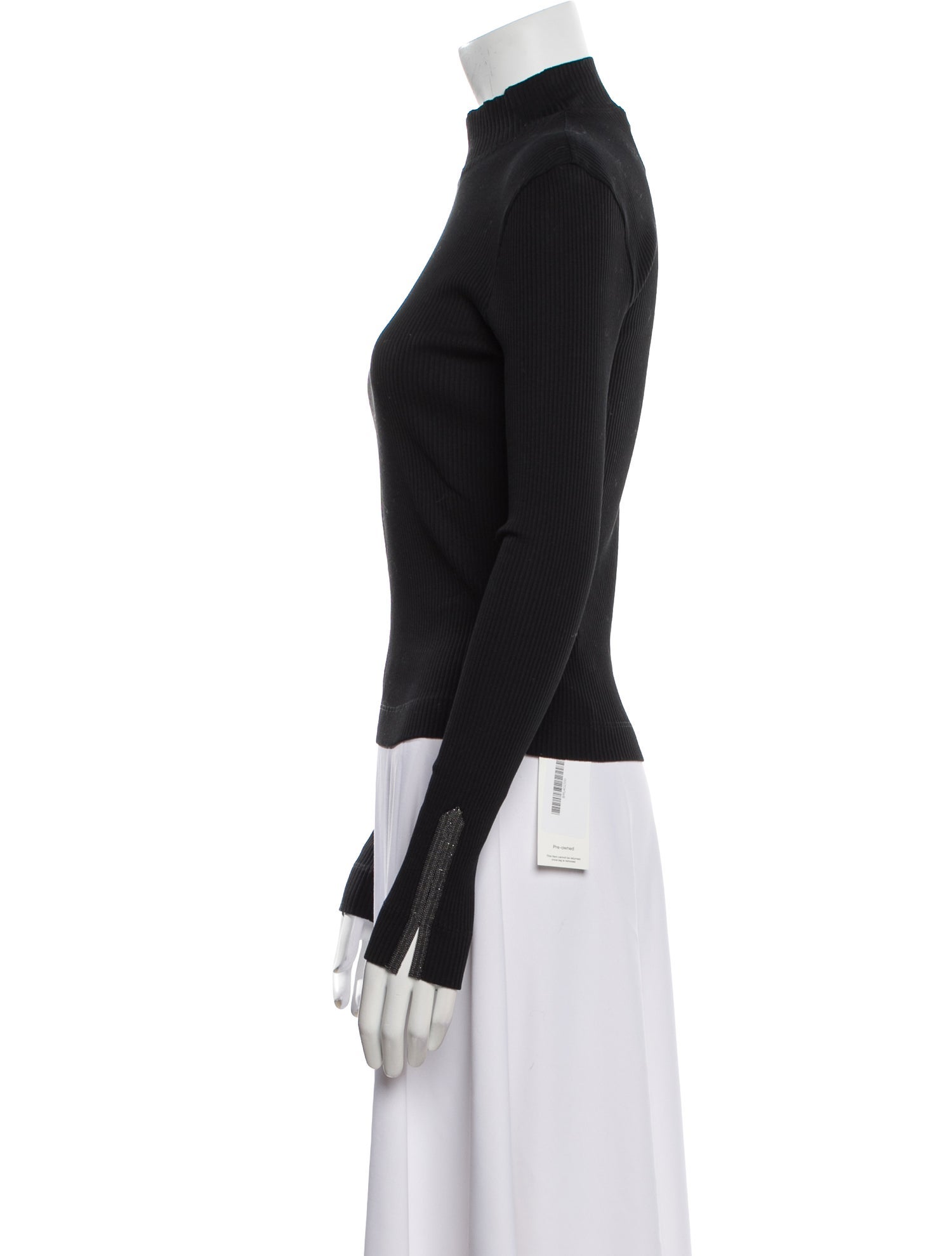 Brunello Cucinelli Mock Neck Long Sleeve Top w/ Tags