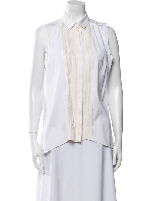 Brunello Cucinelli Sleeveless Button-Up Top