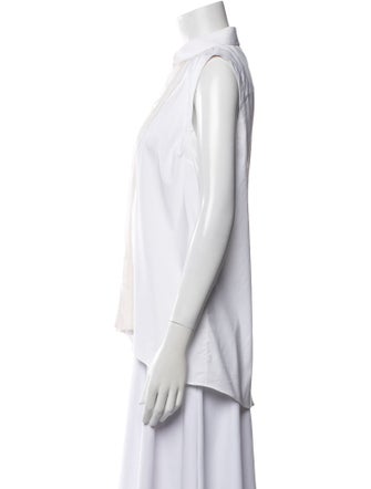 Brunello Cucinelli Sleeveless Button-Up Top