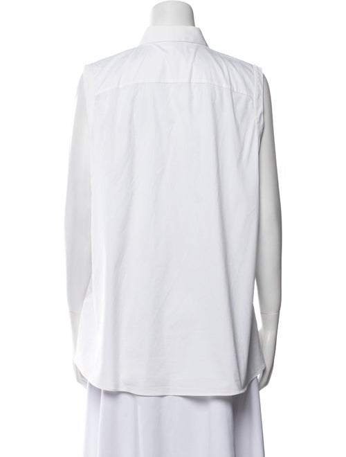 Brunello Cucinelli Sleeveless Button-Up Top