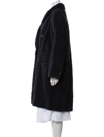 Brunello Cucinelli Shearling Faux Fur Coat