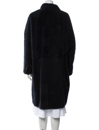 Brunello Cucinelli Shearling Faux Fur Coat