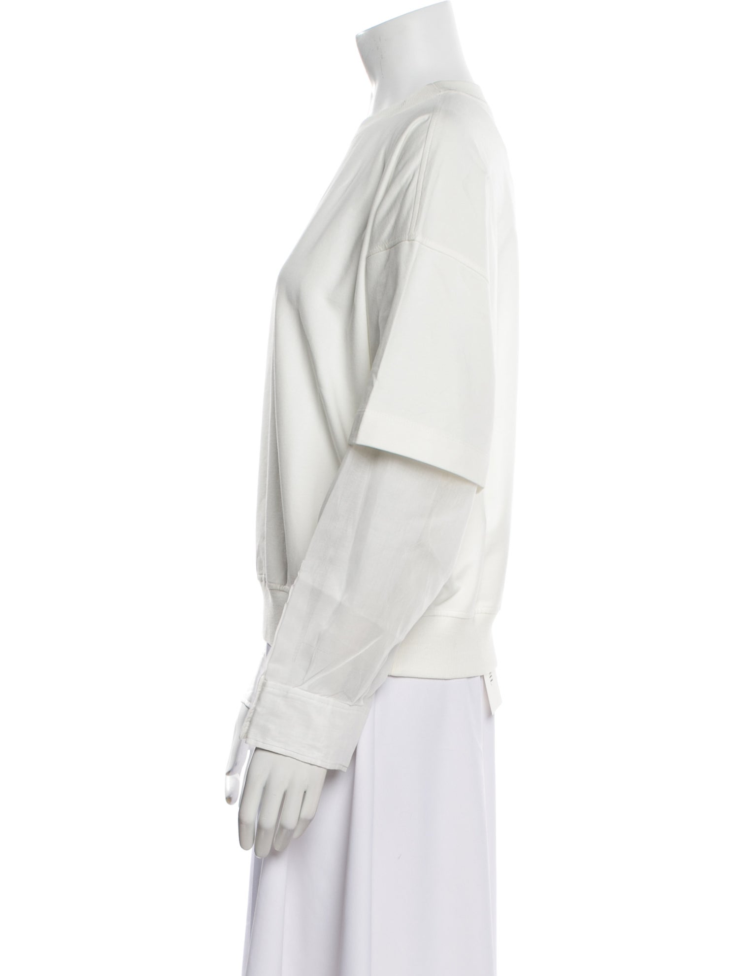 Brunello Cucinelli Crew Neck Long Sleeve Sweatshirt w/ Tags