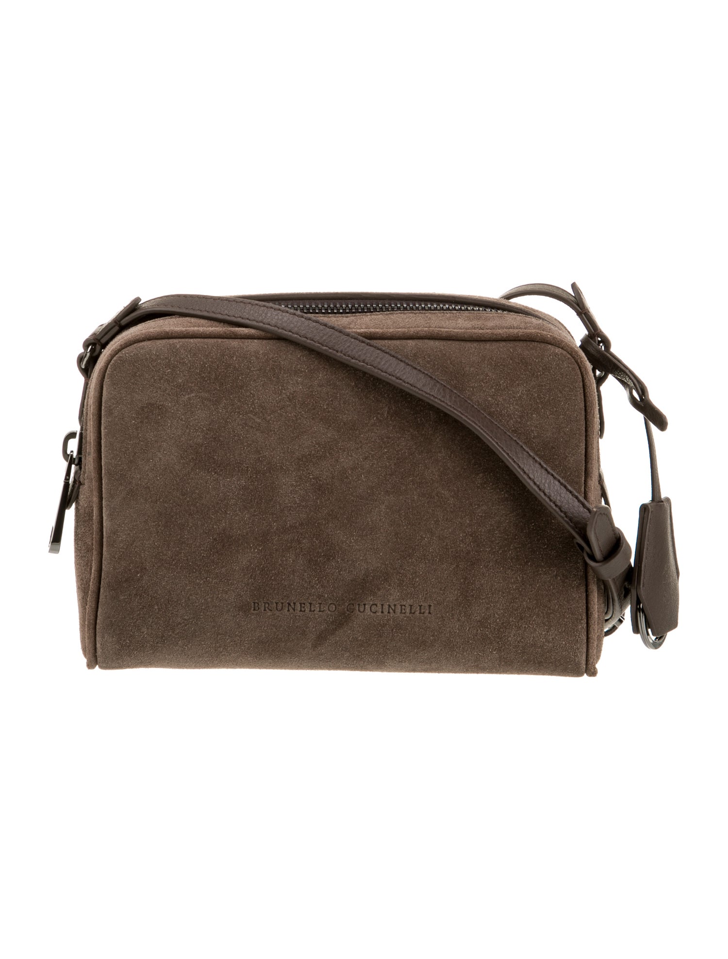 Brunello Cucinelli Suede Crossbody Bag