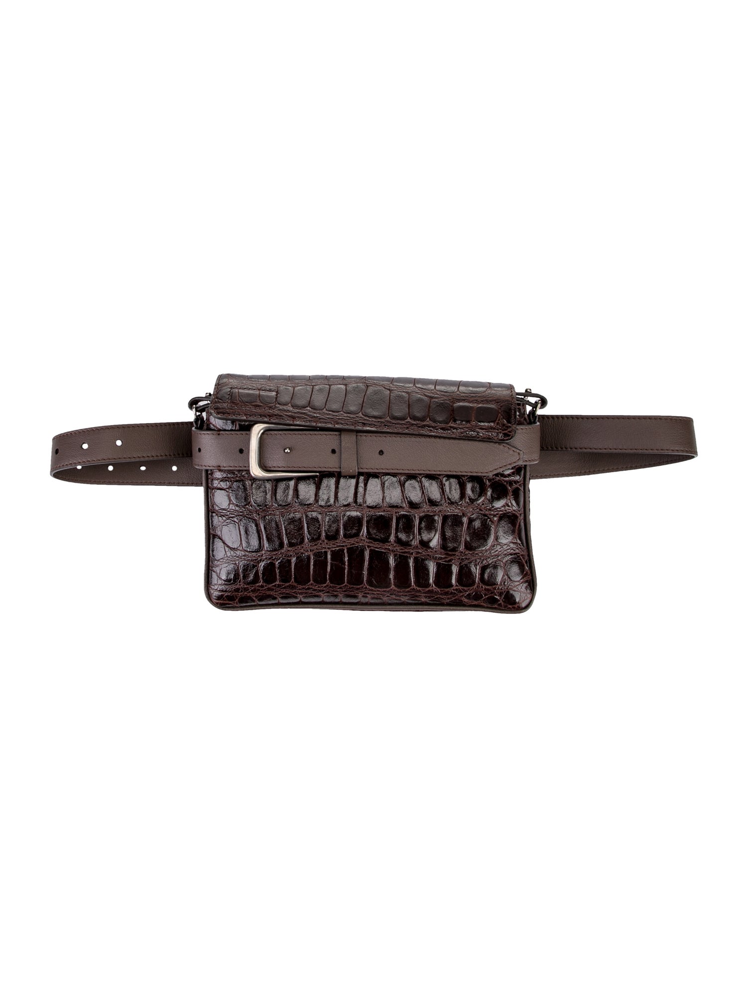 Brunello Cucinelli Embossed Leather Shoulder Bag