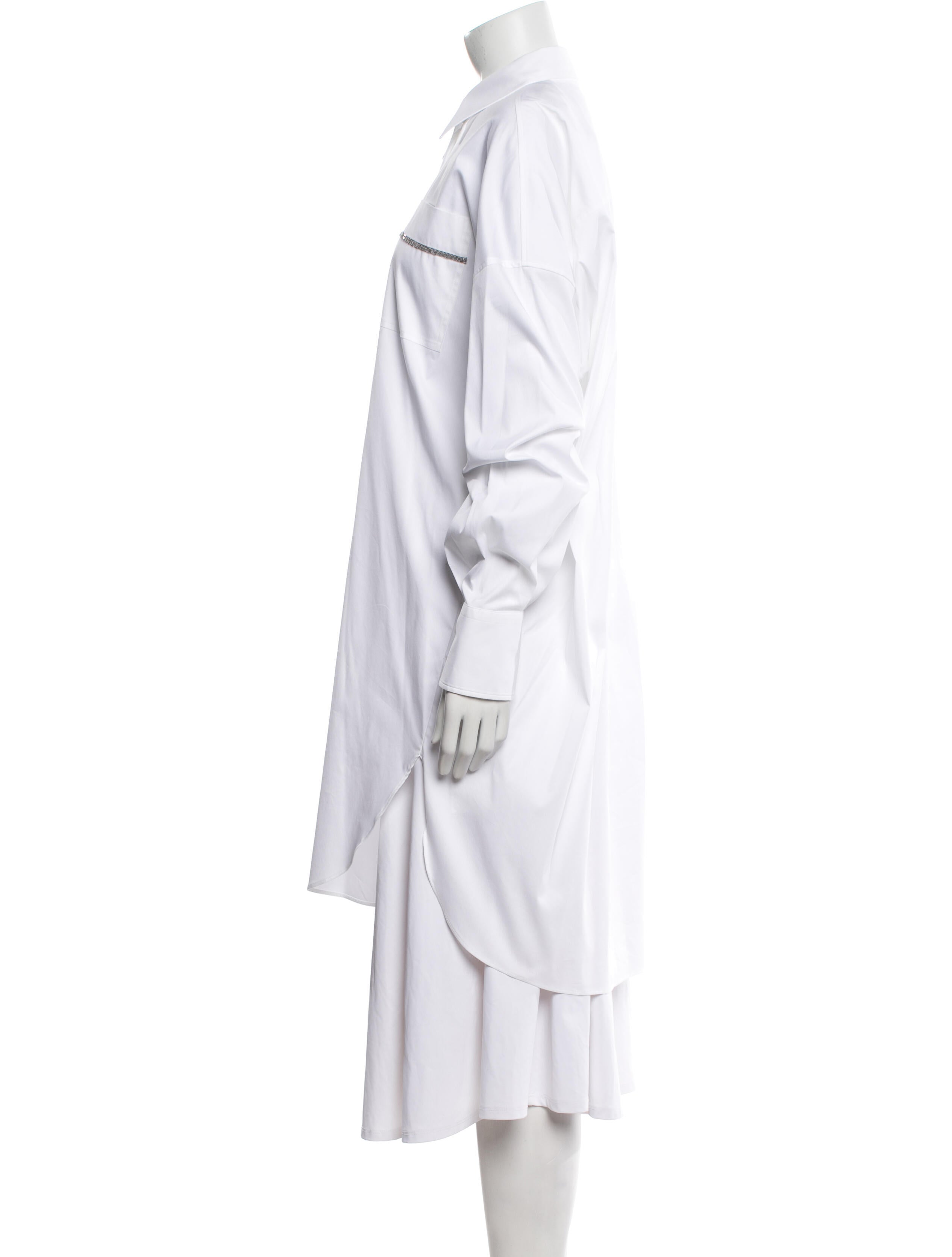 Brunello Cucinelli Silk Long Sleeve Tunic w/ Tags