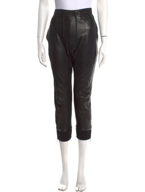 Brunello Cucinelli Leather Skinny Leg Pants