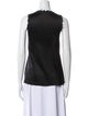 Brunello Cucinelli Silk Scoop Neck Blouse