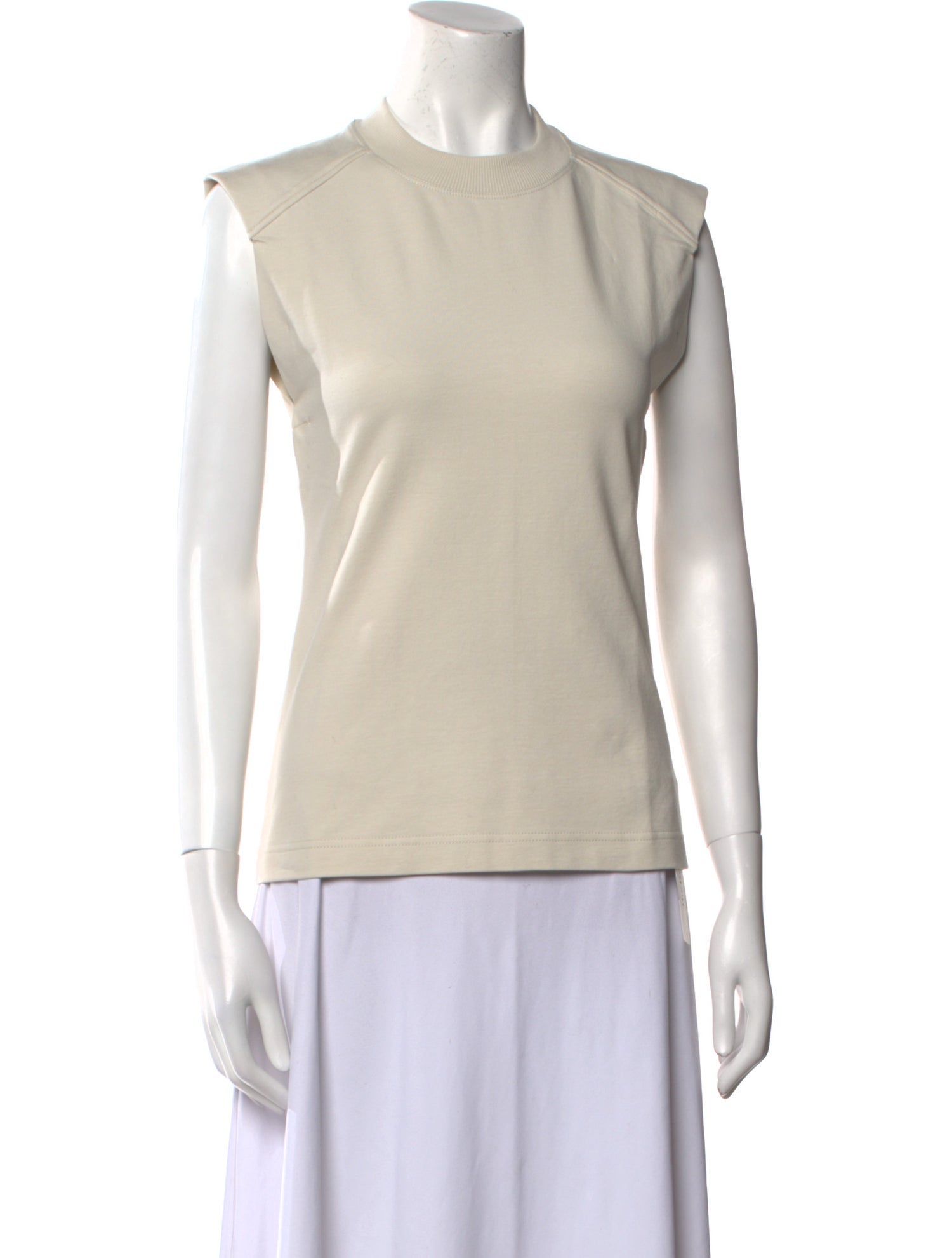 Brunello Cucinelli Crew Neck Sleeveless Top w/ Tags
