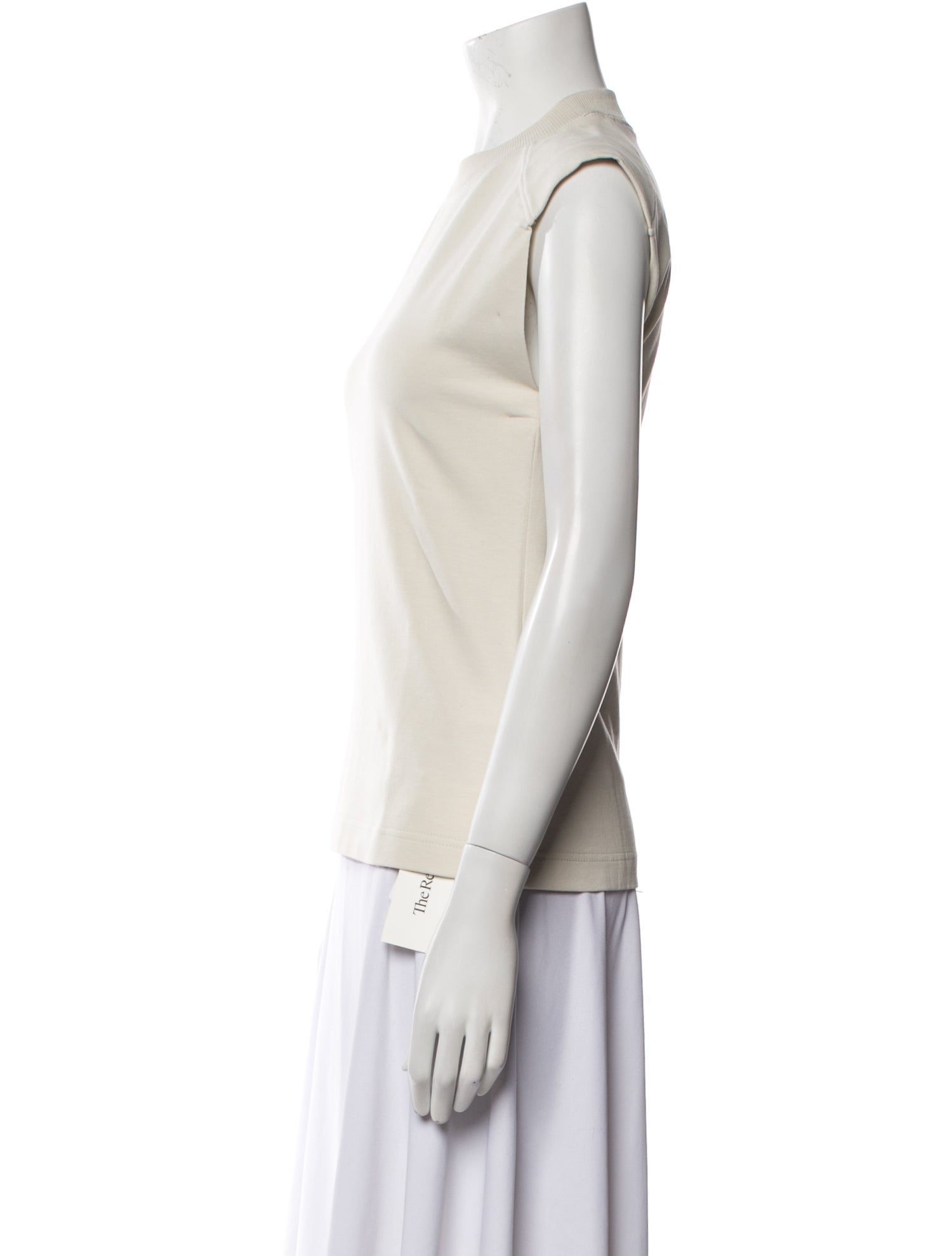 Brunello Cucinelli Crew Neck Sleeveless Top w/ Tags