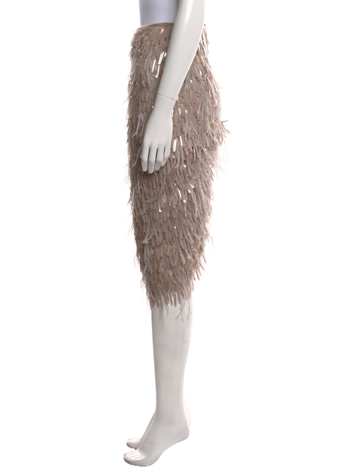 Brunello Cucinelli Silk Midi Length Skirt w/ Tags