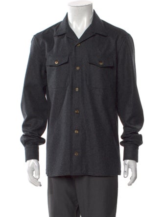 Brunello Cucinelli Long Sleeve Western Shirt