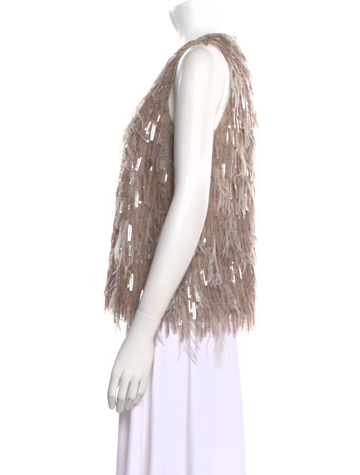 Brunello Cucinelli Silk Scoop Neck Top