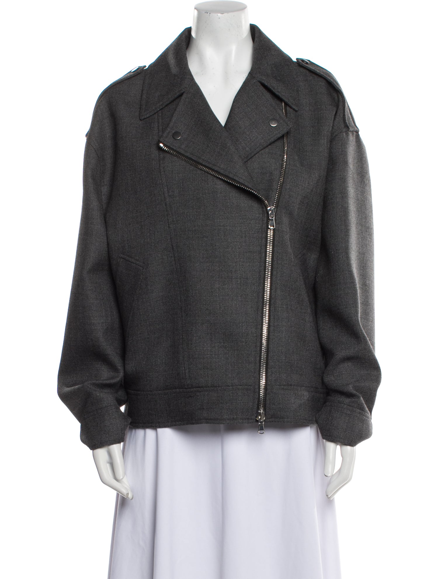 Brunello Cucinelli Virgin Wool Biker Jacket w/ Tags