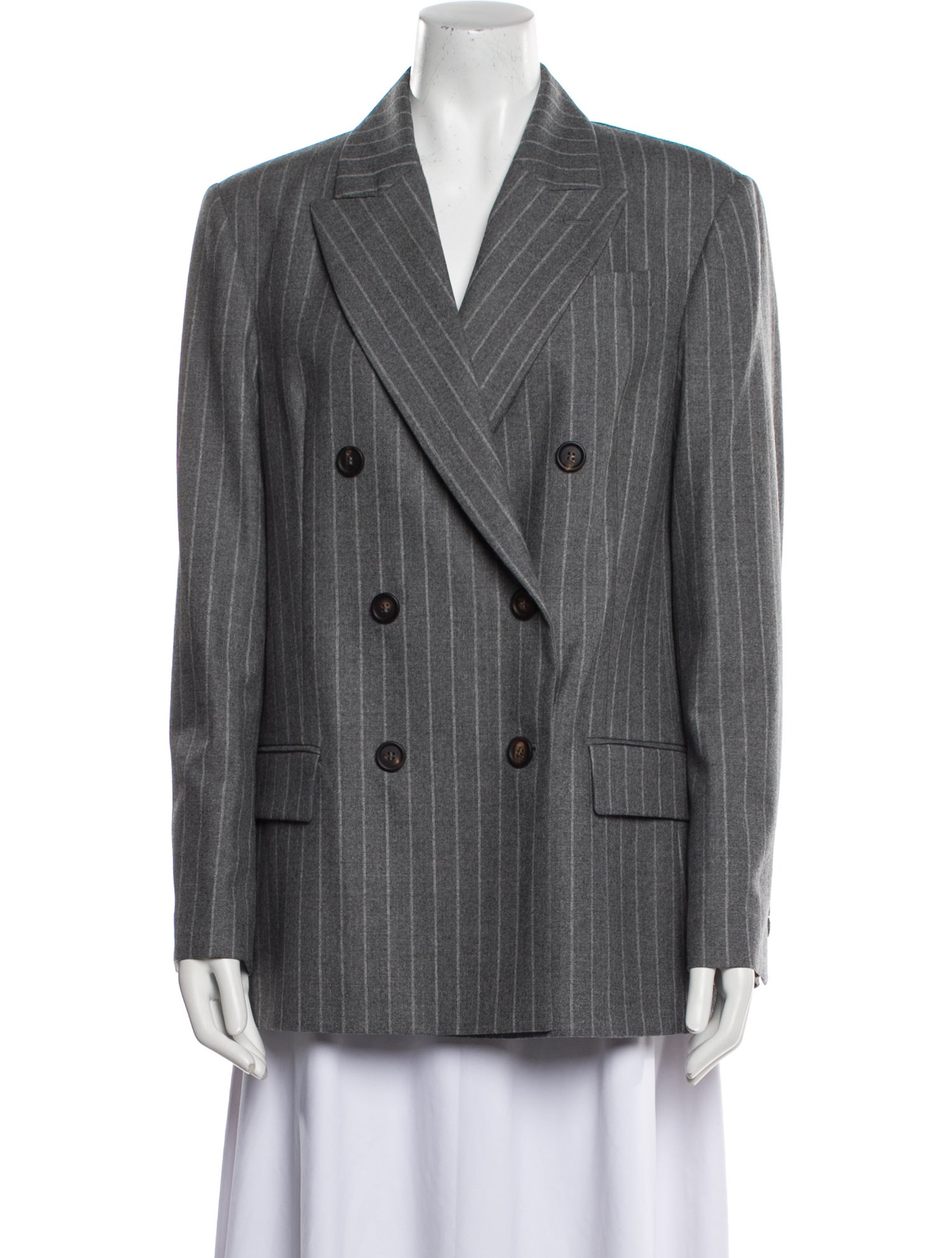 Brunello Cucinelli Virgin Wool Plaid Print Blazer w/ Tags
