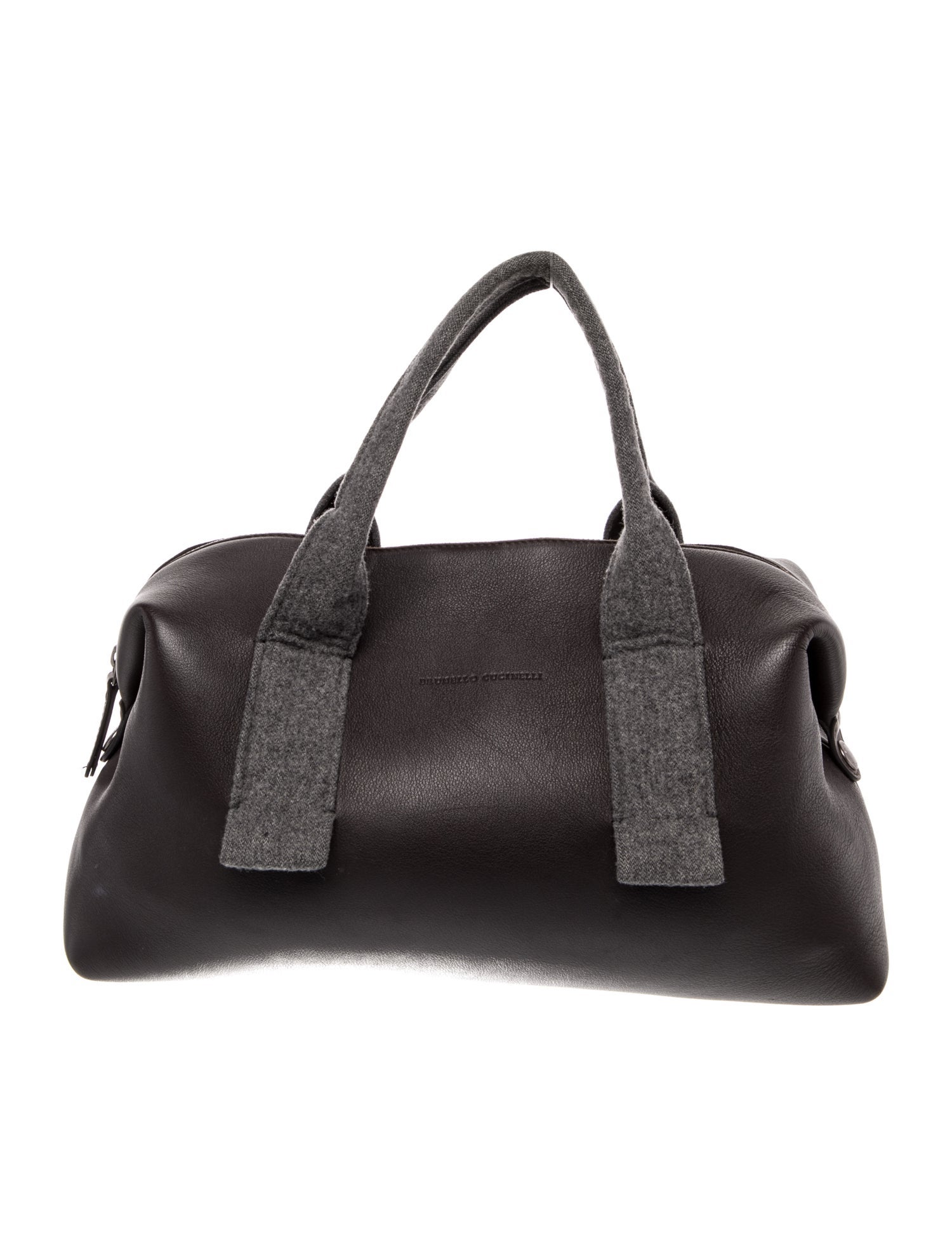 Brunello Cucinelli Leather Top Handle Bag