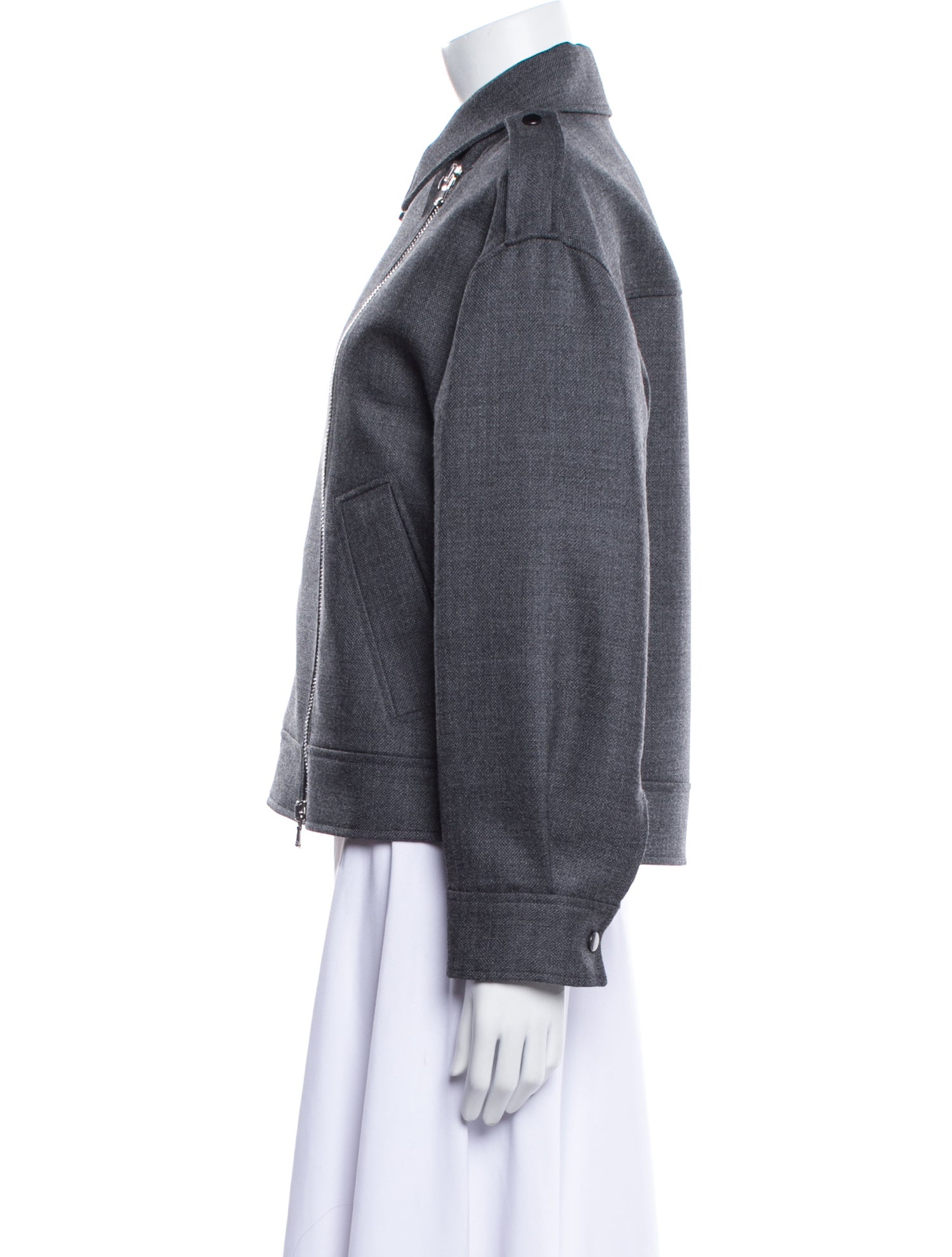 Brunello Cucinelli Virgin Wool Biker Jacket w/ Tags