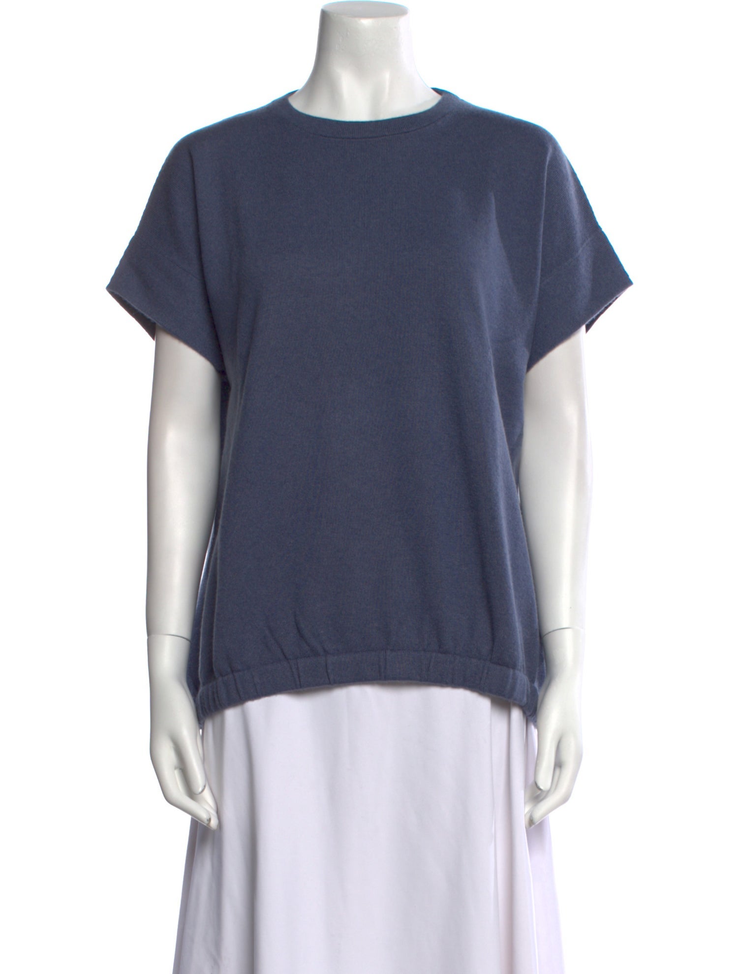 Brunello Cucinelli Cashmere Crew Neck T-Shirt