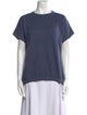 Brunello Cucinelli Cashmere Crew Neck T-Shirt