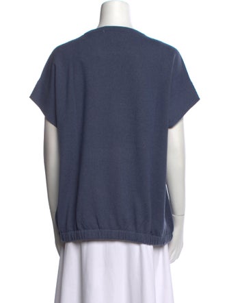 Brunello Cucinelli Cashmere Crew Neck T-Shirt