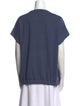 Brunello Cucinelli Cashmere Crew Neck T-Shirt
