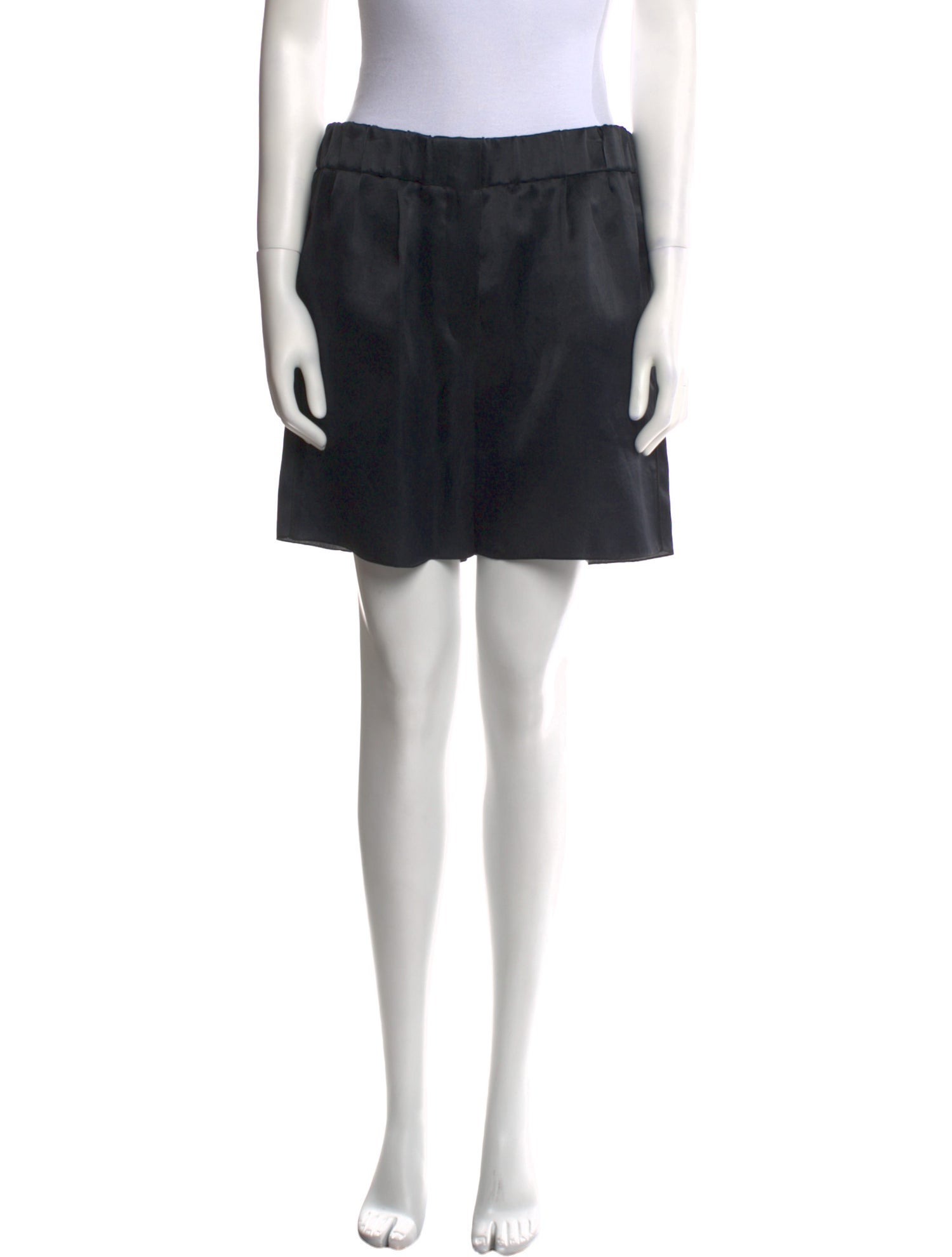 Brunello Cucinelli Silk Mini Shorts