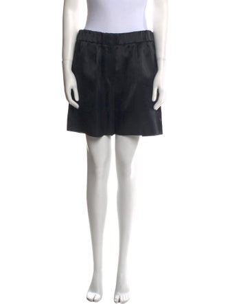 Brunello Cucinelli Silk Mini Shorts