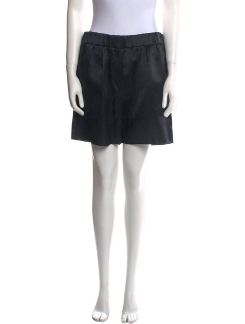Brunello Cucinelli Silk Mini Shorts