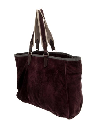 Brunello Cucinelli Suede Tote
