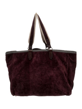 Brunello Cucinelli Suede Tote