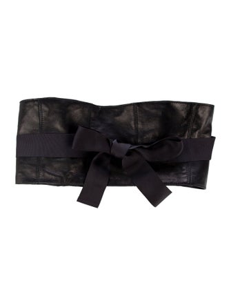 Brunello Cucinelli Wide Leather Waist Belt