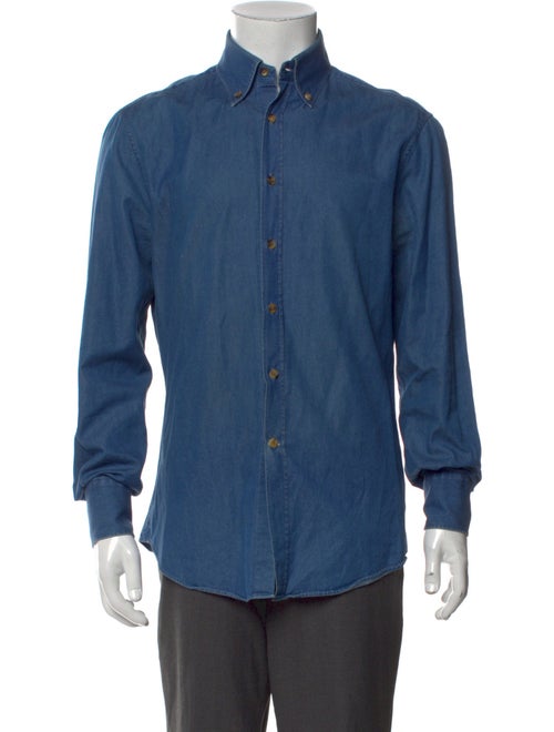 Brunello Cucinelli Long Sleeve Denim Shirt