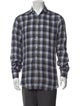 Brunello Cucinelli Plaid Print Long Sleeve Shirt