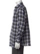 Brunello Cucinelli Plaid Print Long Sleeve Shirt
