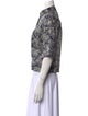 Brunello Cucinelli Silk Printed Crop Top