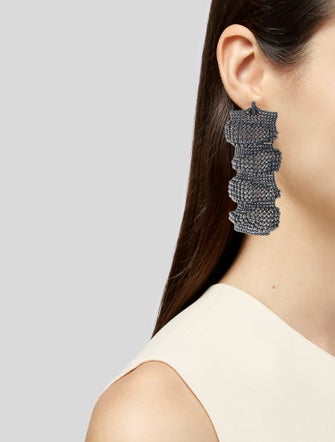 Brunello Cucinelli Monili Accordion Drop Earrings