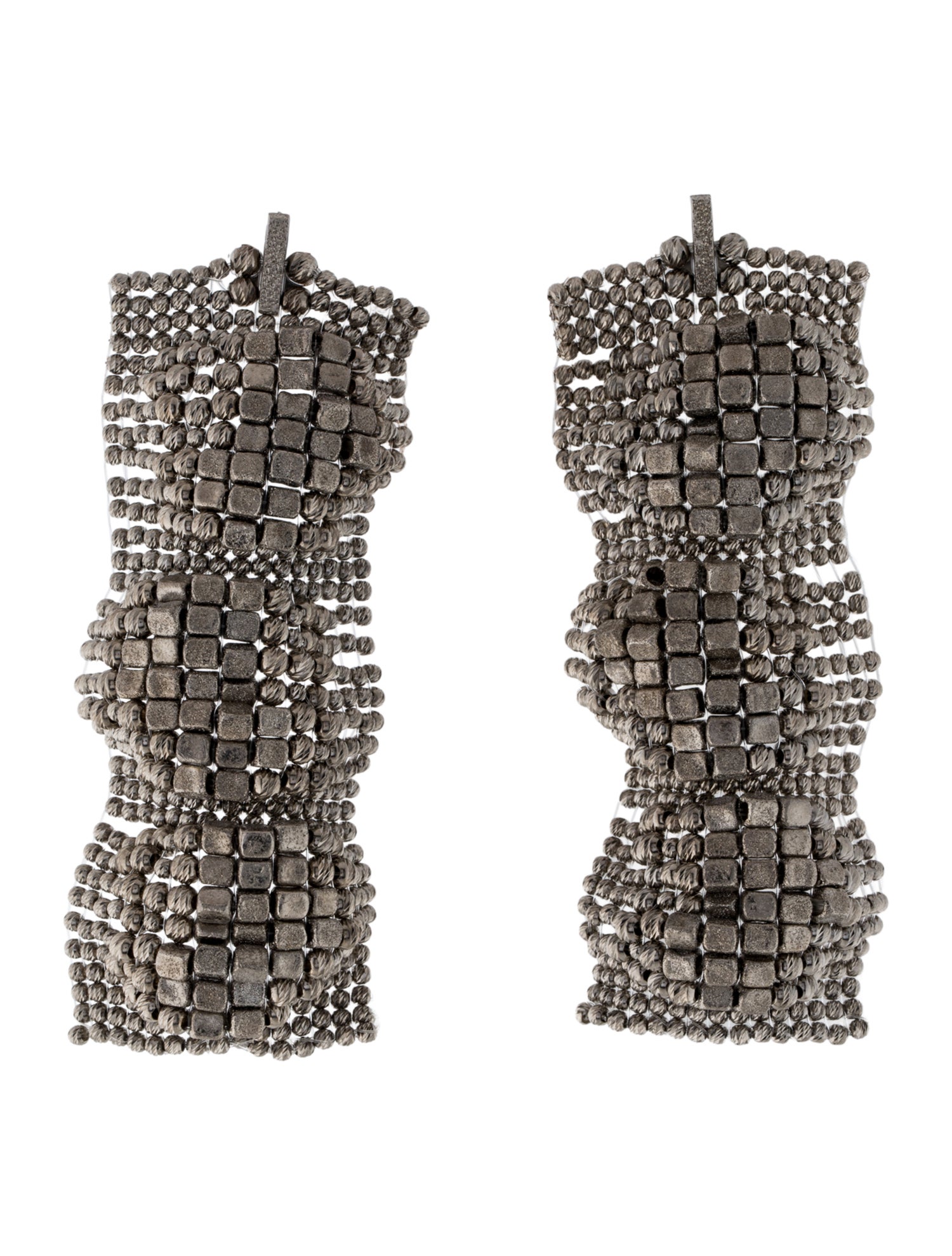 Brunello Cucinelli Sculptured Drop Earrings