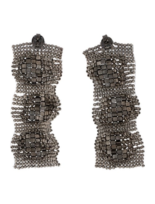 Brunello Cucinelli Sculptured Drop Earrings