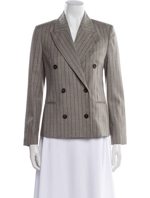Brunello Cucinelli Virgin Wool Striped Blazer