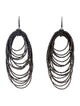 Brunello Cucinelli Beaded Tiered Monili Drop Earrings